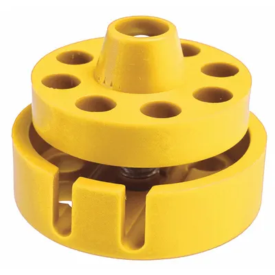 BRADY Twist-Lock Cable Lockout, Yellow Nylon, No Cable, 122248 - Twist-Lock Cable Lockouts