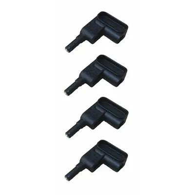 FLUKE Test Probe: CAT III 1000V, Std Probe, 4 3/8 in Lg, Black, 1,000 V Max Volt - Test Probes