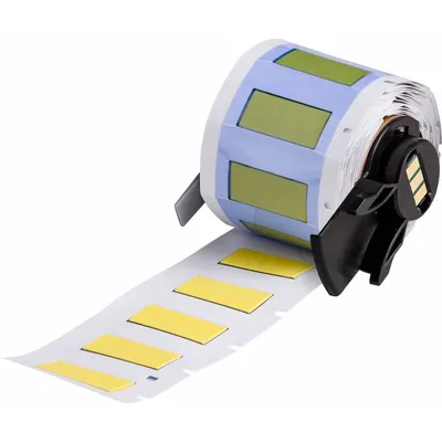 BRADY M6-250-1-342-YL Precut Sleeve Label Roll, Yellow Matte, 8-16 AWG - Brady Precut Sleeve Label Rolls