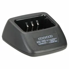 The KENWOOD KSC-35SK is a single-unit charger designed for NX-P1000 series portable radios. It operates on 120 V AC input and charges one radio at a time. This charger is intended for use in environments where consistent radio power management is required, such as industrial, security, and public-safety communications.
