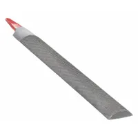 Machinists File: Double-Cut, Safe Edge Cut, Smooth Cut, 8 in Lg without Tang, 15/16 in Wd, 73374000
