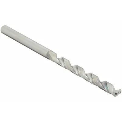 OSG A BRAND Extra Long Drill Bit: 5.5 mm, 128 mm Overall Lg, 140° X-Thinning Point - Coolant-Through Solid Carbide Extended-Length Drill Bits for Steel & Cast Iron