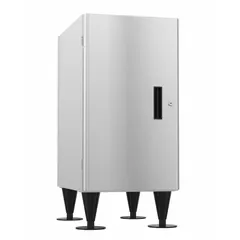 The HOSHIZAKI SD-271 is a stand designed to support an icemaker or dispenser. It features lockable doors for secure storage beneath the unit. This stand provides a stable base for commercial kitchen and foodservice environments.