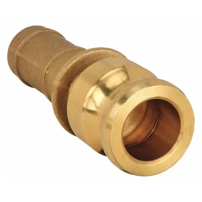 DIXON VALVE & COUPLING Type E Forged Brass Cam & Groove Fitting, 3 in - Type E Forged Brass Cam & Groove Fittings