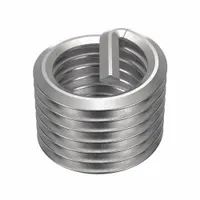 This free-running tanged helical insert is used to repair or reinforce internal threads in metal assemblies. It features M16-2.00 right-hand coarse metric threads and a plain finish. The tang design facilitates easy installation in standard tapped holes