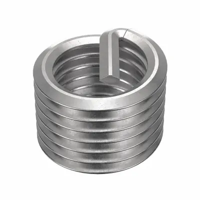 OEM Free-Running Tanged Helical Insert, M16-2.00 Thread Size, Plain Finish - Free-Running Tanged Helical Inserts