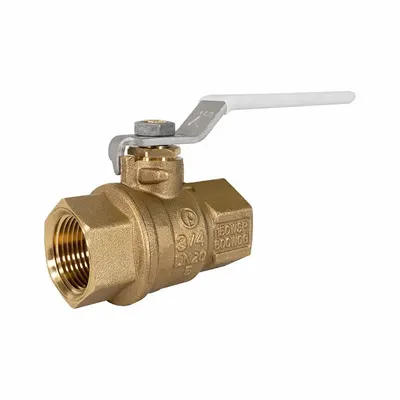 JOMAR VALVE 1 in Brass Full Port Ball Valve with Locking Lever Handle - Brass Ball Valves