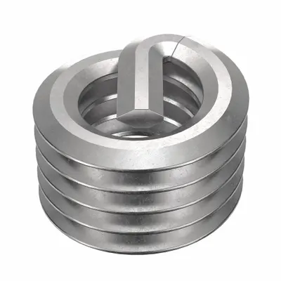 OEM Free-Running Tanged Helical Insert, M4-0.70 Thread, Plain, 10 PK - Free-Running Tanged Helical Inserts