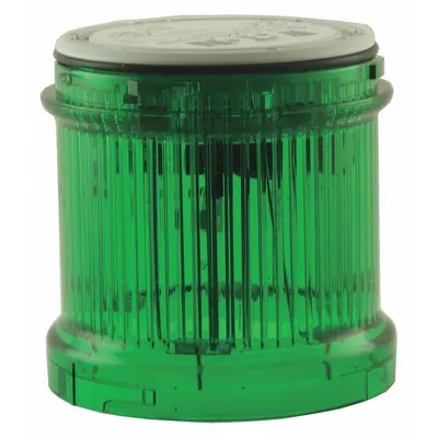 EATON Tower Light Module: Flashing, 110/120V AC, Green, 73 mm Overall Dia, 3 in Overall Ht - Flashing Light Modules