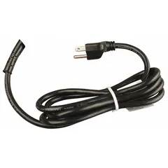Replacement power cord for heat guns and similar handheld tools. Overall length 6 ft, width 1 1/8 in, height 7/8 in. Suitable for applications requiring a flexible cord for power delivery in soldering, shrink tubing, and paint stripping tasks.