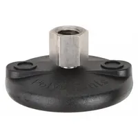 S & W Female-End Leveling Mount: Swivel Boltless, Nylon, 3/4"-10 Thread Size, 4 in Base (MPN BSNYLD4-TEL)