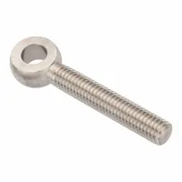 AMPG Fixed Rod End: Stainless Steel, Plain, 5 in Hole Center-to-End Lg, Right Hand, 1/2 in Eye Thick (MPN ZEB130)