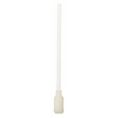 CHEMTRONICS Cleanroom Swab: Foam, 5 1/8 in Overall Lg, 1 in Tip Lg, 4 1/8 in Handle Lg - Cleanroom Swabs & Applicators