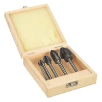 WINGITS Glass, Tile and Porcelain Drill Bit Set: 4 1/4 in_4 3/4 in Overall Lg, 5 Drill Bits (MPN WA2005PCS)