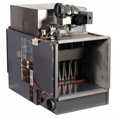 Dayton Gas-Fired Duct Furnace, 250,000 BtuH Input, 409 Stainless Steel, Bottom - Gas-Fired Duct Furnaces