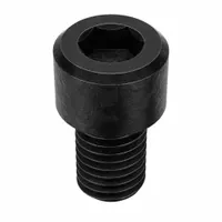 Socket Head Cap Screw: 1/4"-28 Thread Size, 3/8 in Lg, Std, Black Oxide, Alloy Steel, 100 PK (MPN 25F37KCS)