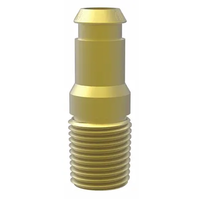PIAB Fitting D=12, 1/4NPT - 1/8NPSF Vacuum Pad Adapter - External and Internal Thread Vacuum Pad Adapters