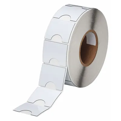 BRADY Raised Panel Push Button Precut Label Roll - Brady Raised Panel Push Button Precut Label Rolls