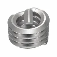 This free-running helical insert features a tanged tang style for easy installation. With #8-32 thread size and plain finish, it is used to repair or reinforce internal threads in metal components. Supplied in a 10-pack