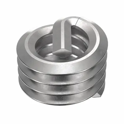 OEM Free-Running Tanged Helical Insert, #8-32 Thread, Plain, 10 Pack - Free-Running Tanged Helical Inserts