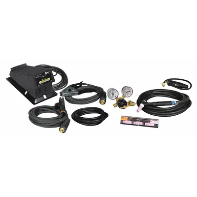 MILLER ELECTRIC Air-Cooled TIG Torch Kit, A-150, 25 ft, Rubber, 1-Piece, 17 - Air-Cooled TIG Torch Kits