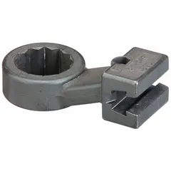 Interchangeable torque wrench head with 12-point box end design for 1 1/8 in fasteners. Drive size is 1 5/16 in. Used with compatible torque wrenches for controlled fastening in assembly and maintenance tasks.