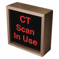 TAPCO Custom Backlit Sign: CT Scan In Use (MPN 140065)