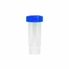 PPCO Centrifuge Tube, 30 mL, Natural, Blue Closure, Graduated