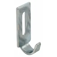 PRIME-LINE Keeper: Keeper, 1 1/2 in Overall Ht, 1/2 in Overall Lg, 9/16 in Overall Wd, Zinc-Plated (MPN A 163)