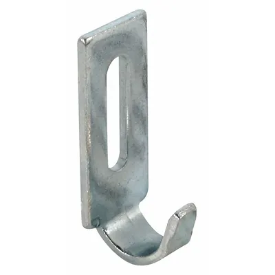 PRIME-LINE Keeper: Keeper, 1 1/2 in Overall Ht, 1/2 in Overall Lg, 9/16 in Overall Wd - Screen Door Hardware
