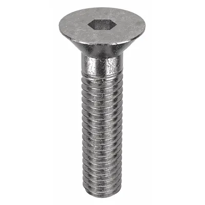 FOREVERBOLT Socket Flat Head Screw: 5/16"-18 Thread Size, 1 1/4 in Lg, Flat, NL-19 - Flat Head Socket Cap Screws