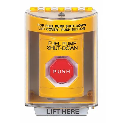 SAFETY TECHNOLOGY INTERNATIONAL Fuel Pump Shutdown Push Button - Emergency Push Buttons