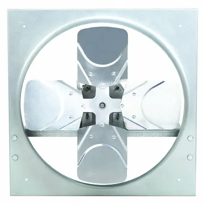 Dayton Direct-Drive Reversible Panel Fan, 18 in Blade, 1/3 hp, 115/230V AC, 1 ph - Direct-Drive Reversible Panel Fans