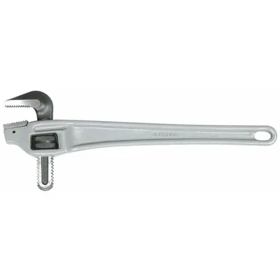 WESTWARD Offset Pipe Wrench: Aluminum, 3 in Jaw Capacity, Serrated, 24 in Overall Lg - Offset Pipe Wrenches