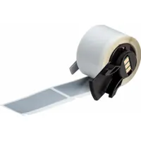Pre-Cut Label Stock Roll: Tamper Indicating, 2 in x 1 in, 1 in x 2 in, Silver (Matte) (MPN M6-20-7576)