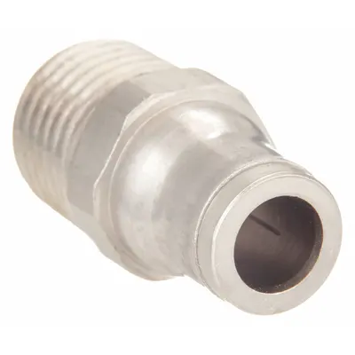 LEGRIS 3675 04 14 Nickel-Plated Brass Push-to-Connect x MNPT Tube Fitting - Nickel-Plated Brass Tube Fittings