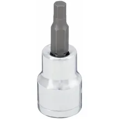 Fixed insert hex bit socket with a 2 mm hex tip and 1-3/4 in overall length. Designed for driving hex-head fasteners in assembly, maintenance, and repair tasks. Compatible with 3/8 in drive ratchets or adapters for manual or power tool use.