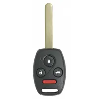 This keyless entry remote is designed for use in fleet and vehicle maintenance operations, providing remote locking and unlocking functionality for compatible Honda vehicles. It helps streamline access control and reduce key management tasks. The remote operates at standard automotive frequencies and serves as a replacement or upgrade unit