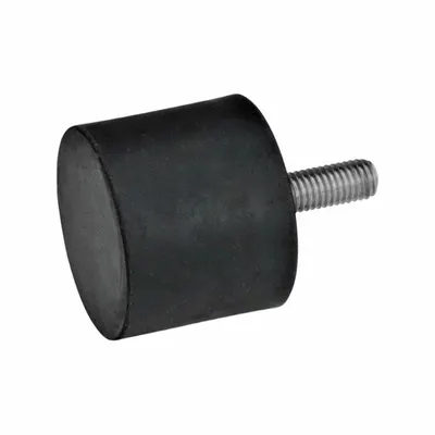 JW WINCO Male x Non-Threaded Vibration-Isolating Mount - Male x Non-Threaded Vibration-Isolating Mounts