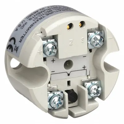 Dwyer 651TC-04 Standard Temperature Transmitter with Head-Mount, K Type, 752°F - Standard Temperature Transmitters with Head-Mount