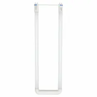 This PHILIPS LED Plug & Play (UL Type A) U-Bend lamp operates directly on fluorescent ballasts. With a 13-watt rating, 3000K color temperature, and medium bi-pin (G13) base, it is designed for troffer fixtures requiring 6-inch U-bend leg spacing. The shatter-resistant construction suits commercial and institutional environments