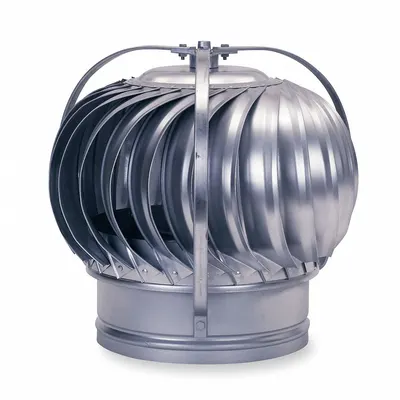 EMPIRE Wind-Driven Turbine Fan, 24 in Throat, 2,350 cfm @ 4 mph - Wind-Driven Turbine Fans