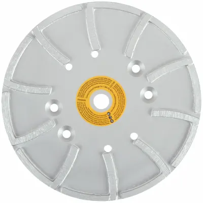 DIAMOND VANTAGE Floor Grinder Accessories: Medium, 50 Grit, Silver, 20 Segments, Concrete - Grinding Discs