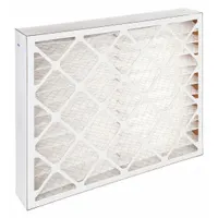 Pleated Air Filter: 16 in x 20 in x 4 in, MERV 8, Gen Use
