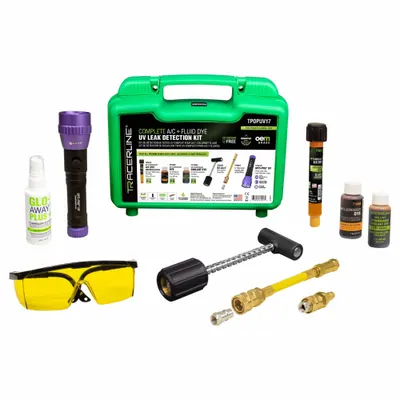 TRACERLINE TPOPUV17 UV Leak Detection Kit for R-1234yf/R-134a - Cooling System Tester Kits