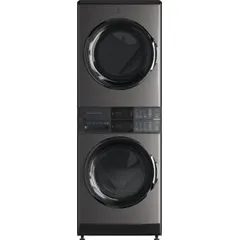 The ELECTROLUX ELTG7600AT is a stacked gas washer-dryer combo with a 4.5 cu ft washer capacity and a stainless steel drum. Designed for commercial or high-demand laundry applications, it combines washing and drying in a single space-saving unit. The gas heating provides efficient drying for large loads.