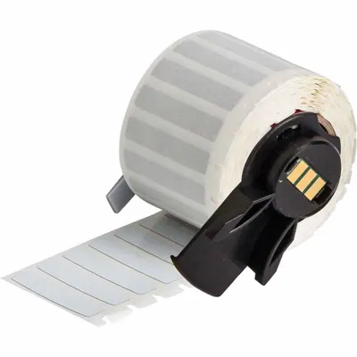 BRADY Pre-Cut Label Stock Roll: 1/4 in x 1 1/4 in, 1/4 in x 1/4 in, Polyimide - Brady Precut Label Rolls