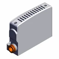 Side End Plate: 0.1 MPa to 0.7 MPa, -10°C to 50°C, 2 Ports, VVQC2000-3A-1-N11-S, VQC1000/2000 Series