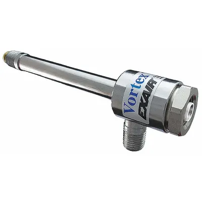 EXAIR Vortex Tube: 30 scfm Max Flow Rate, 2,000 BtuH Cooling Capacity, 28°F to 129°F - Vortex Tubes