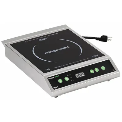 VOLLRATH Countertop Induction Range, 1 Station, Digital, Ceramic Glass, 120V AC - Induction Ranges